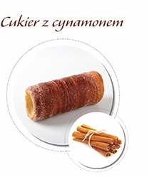 kołacze z cukrem i cynamonem